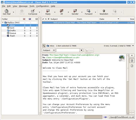cypht|claw mail.